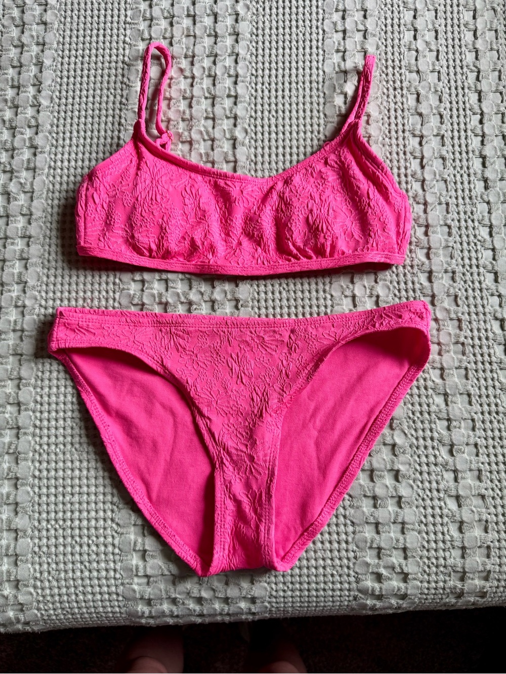 No Boundaries Bright Pink Bikini Set